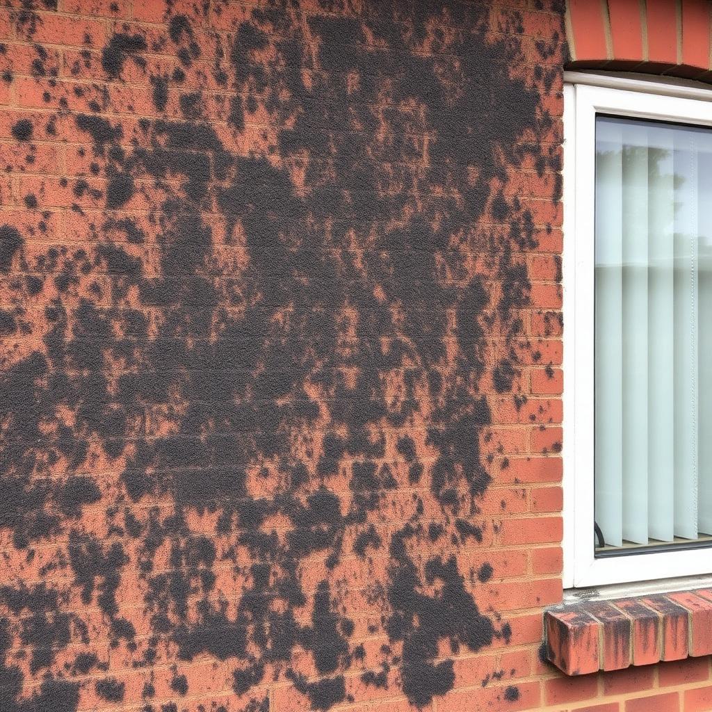 Face brick mould removal — before