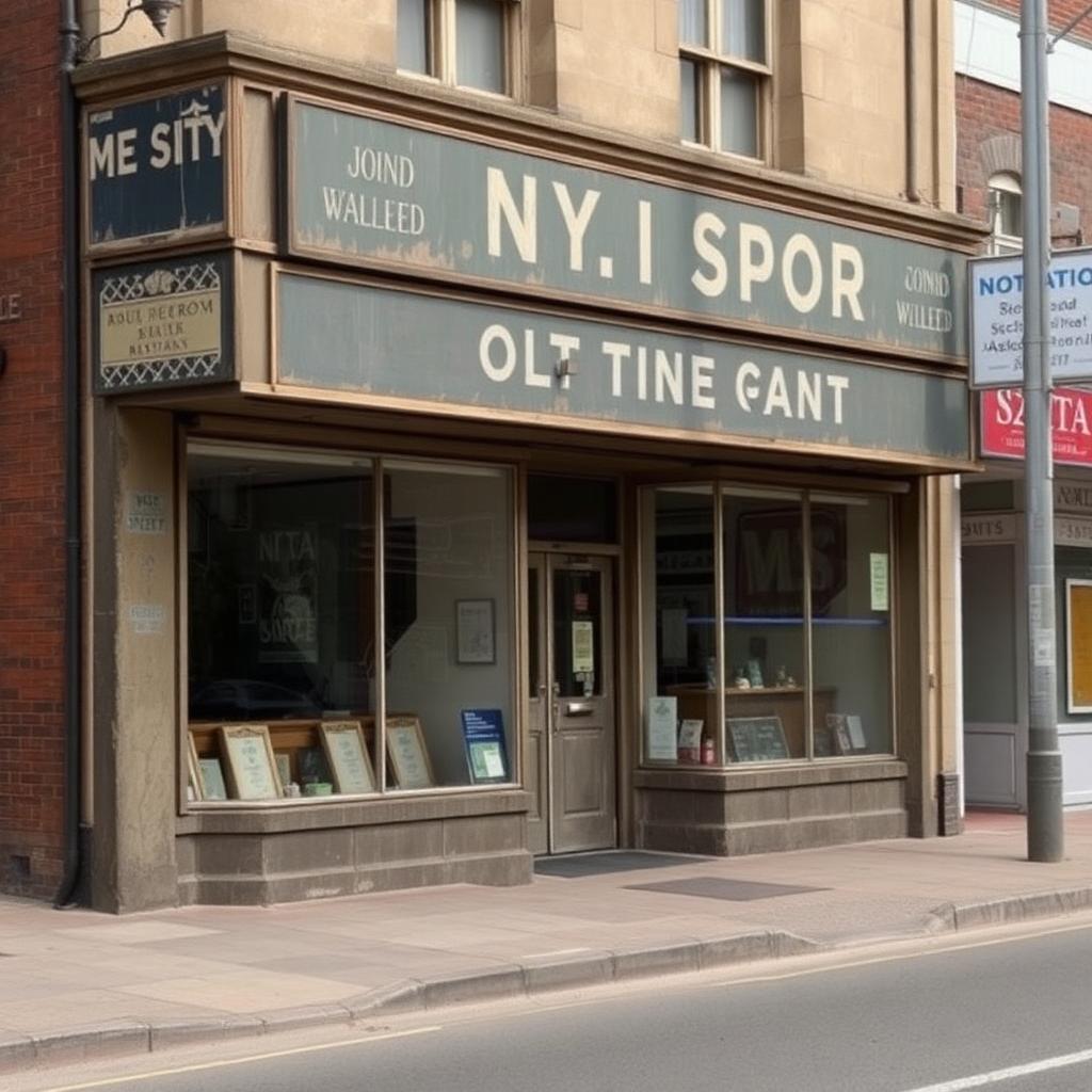 Shopfront overnight repaint — before