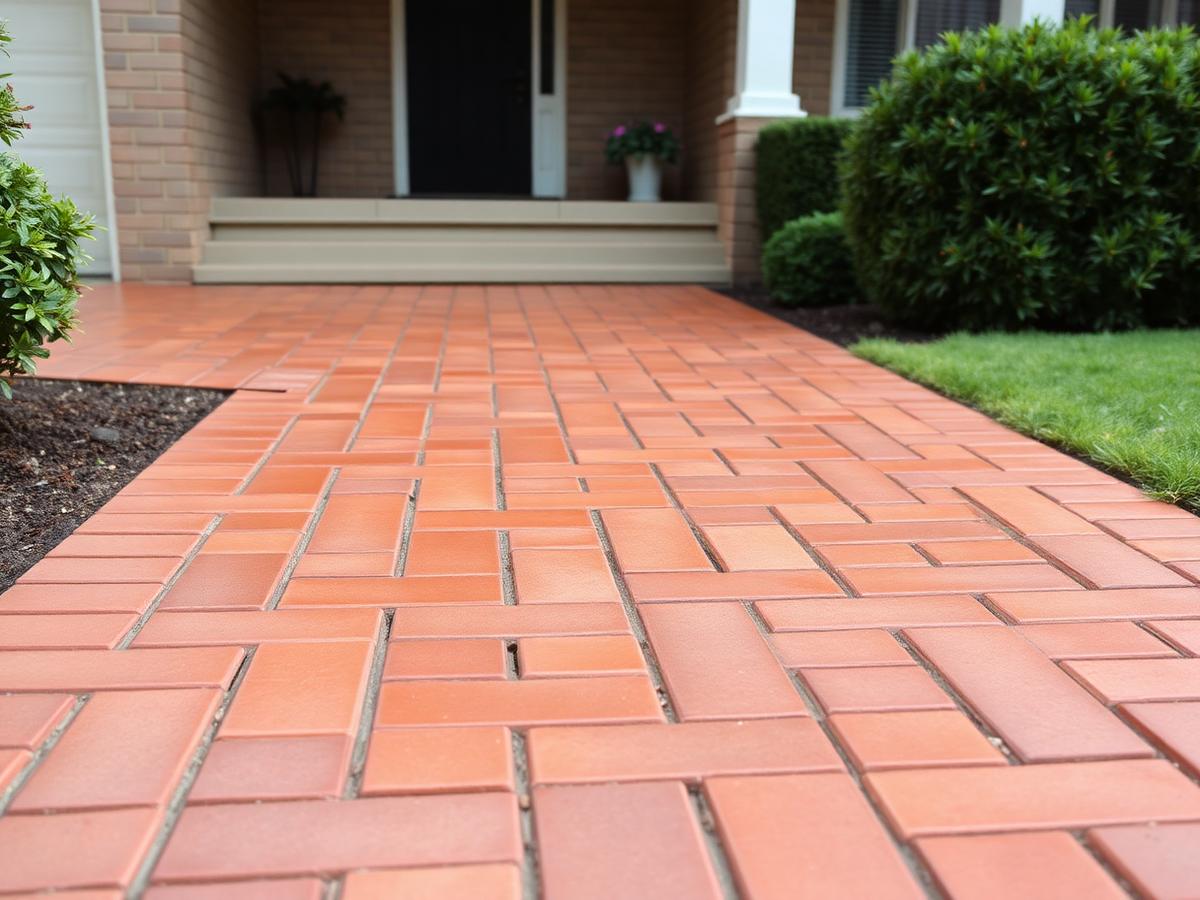 Paver footpath restoration — after