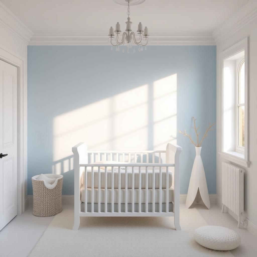 Nursery repaint before baby — after